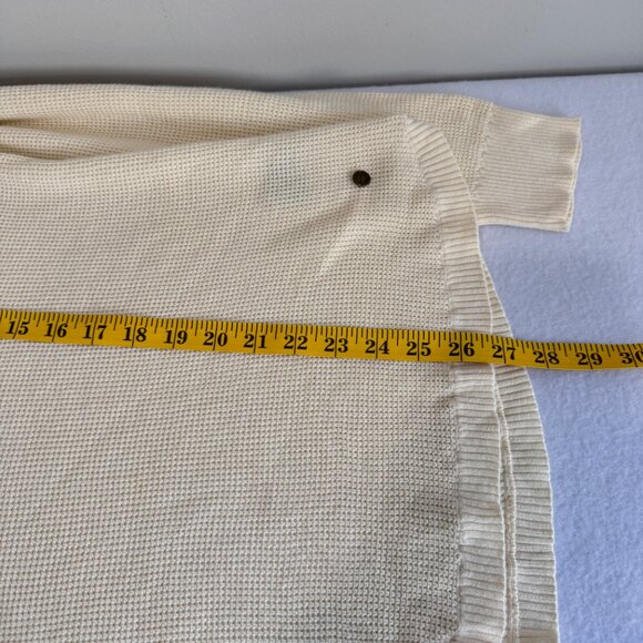 LAUREN RALPH LAUREN Cowl Neck Waffle Knit Long Sleeve Top - Picture 10 of 10